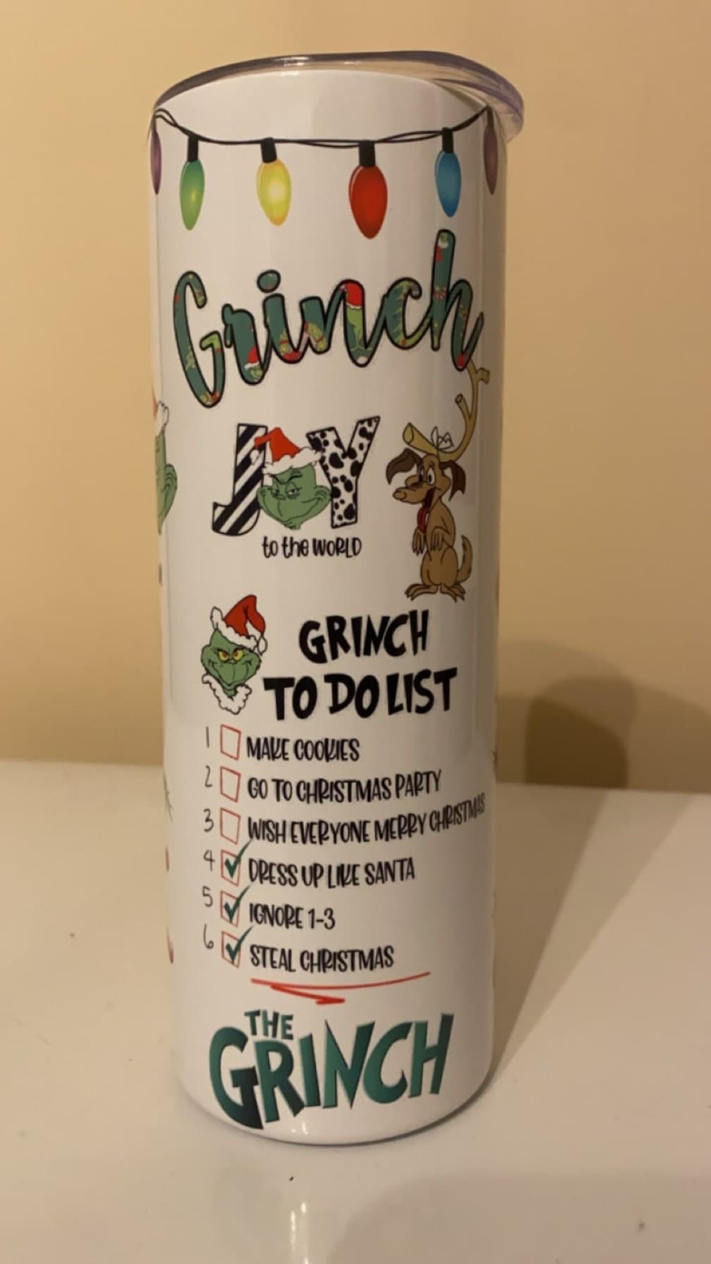 Grinch Tumbler