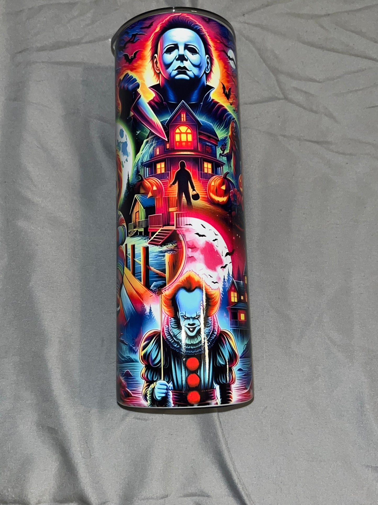 Horror Movie Halloween Tumbler