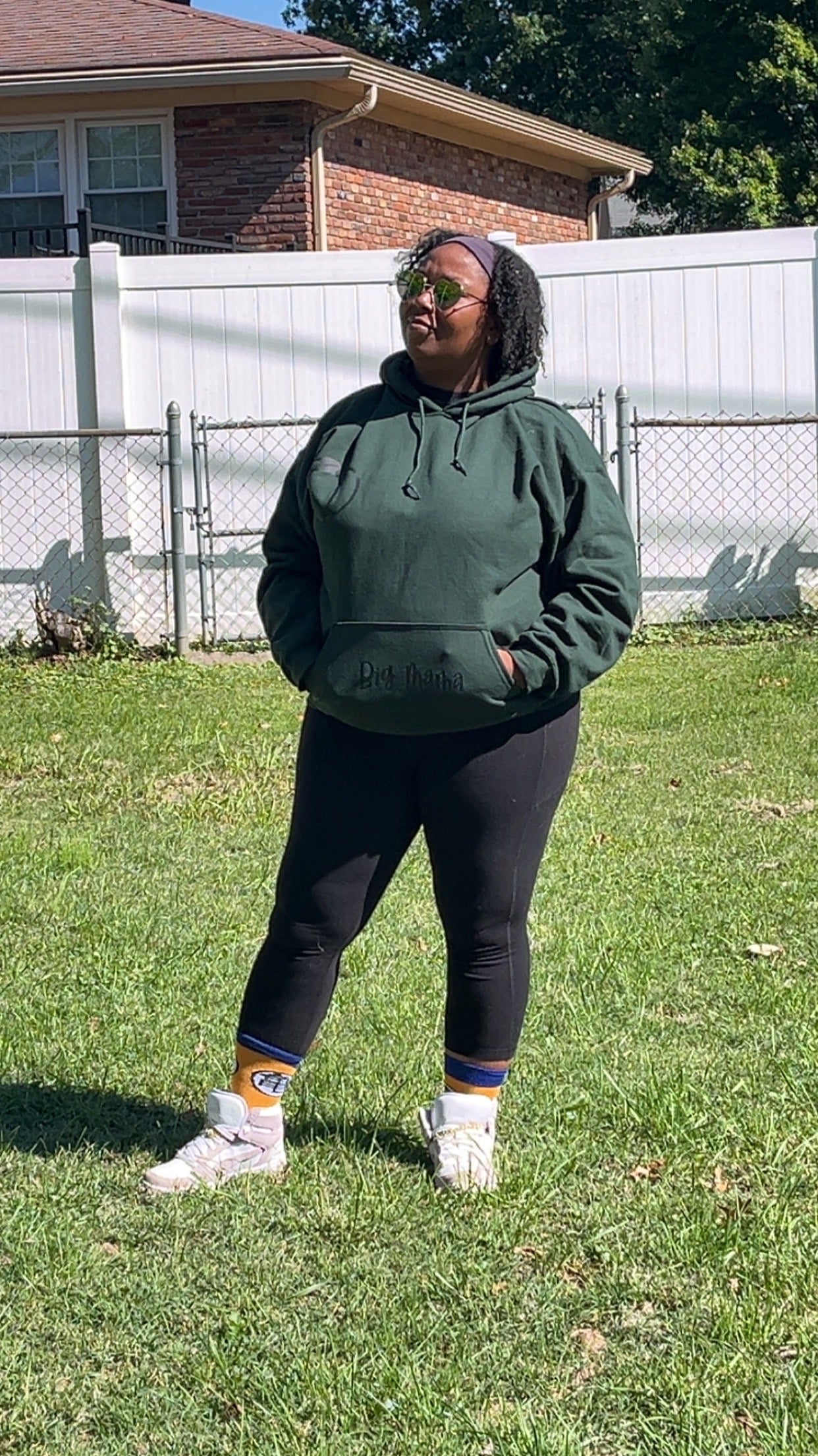 Forest Green Be Uniquely Yourself Hoodie