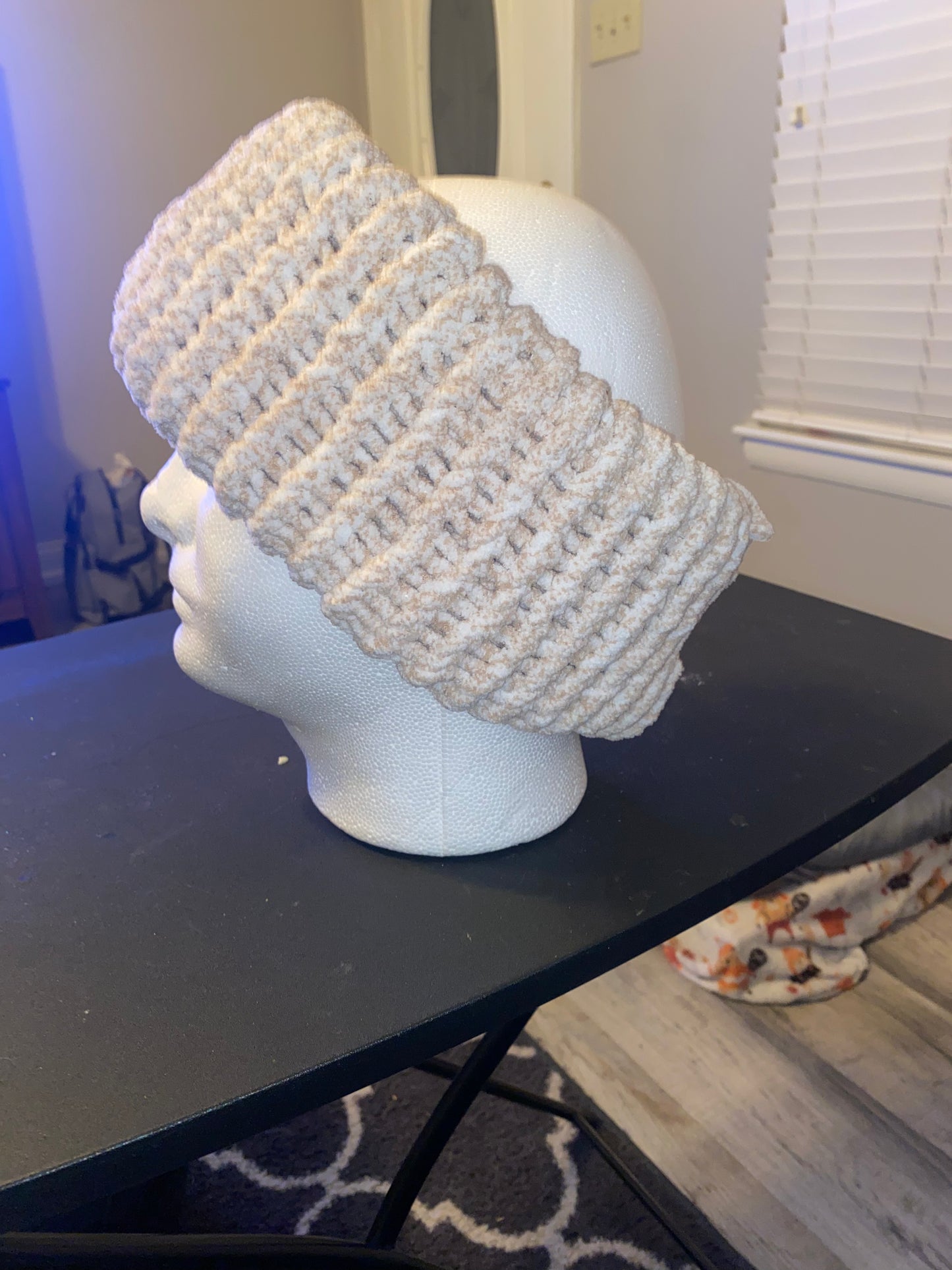 Cream Ear Warmer