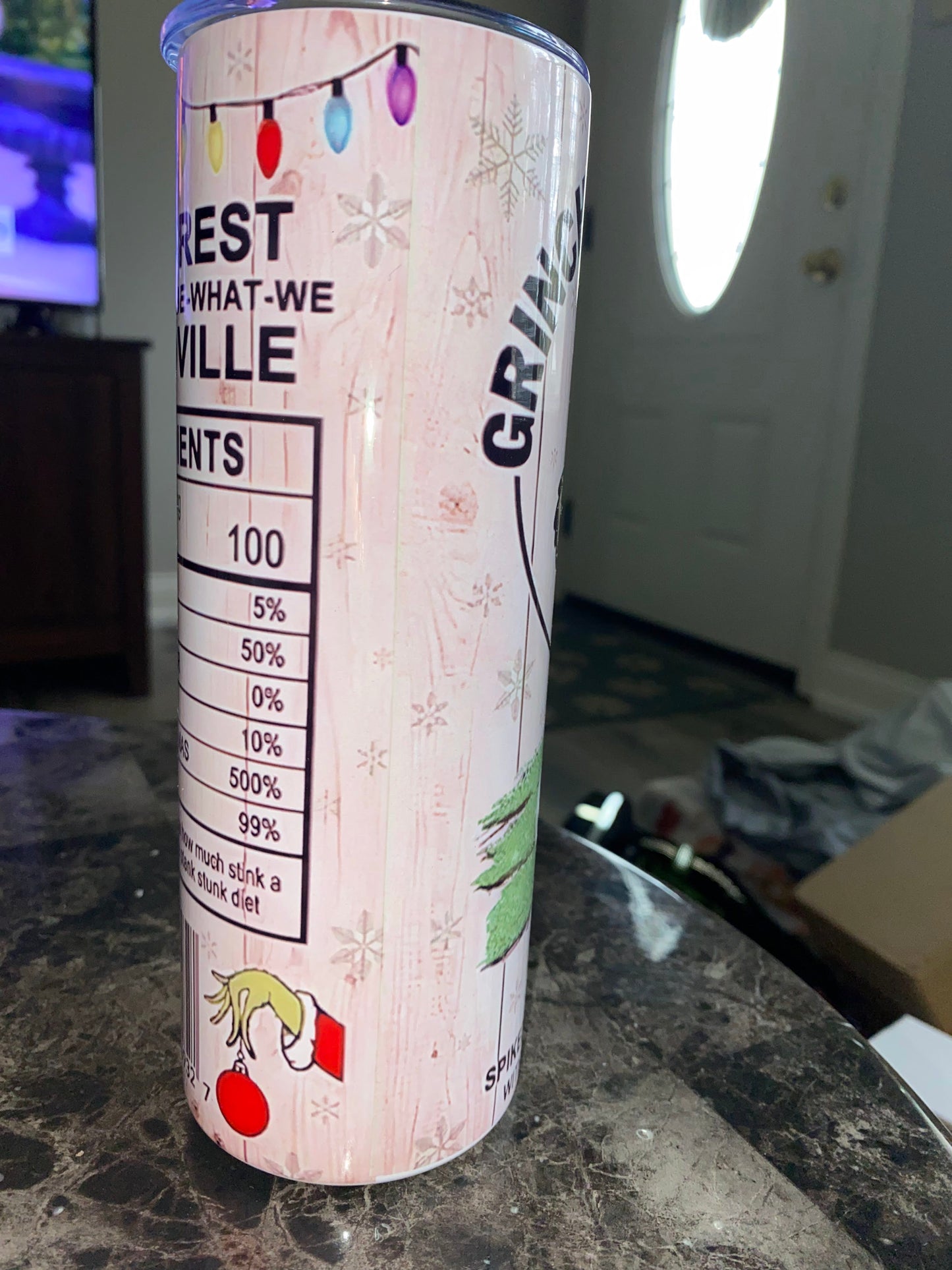 Grinch Claw Tumbler
