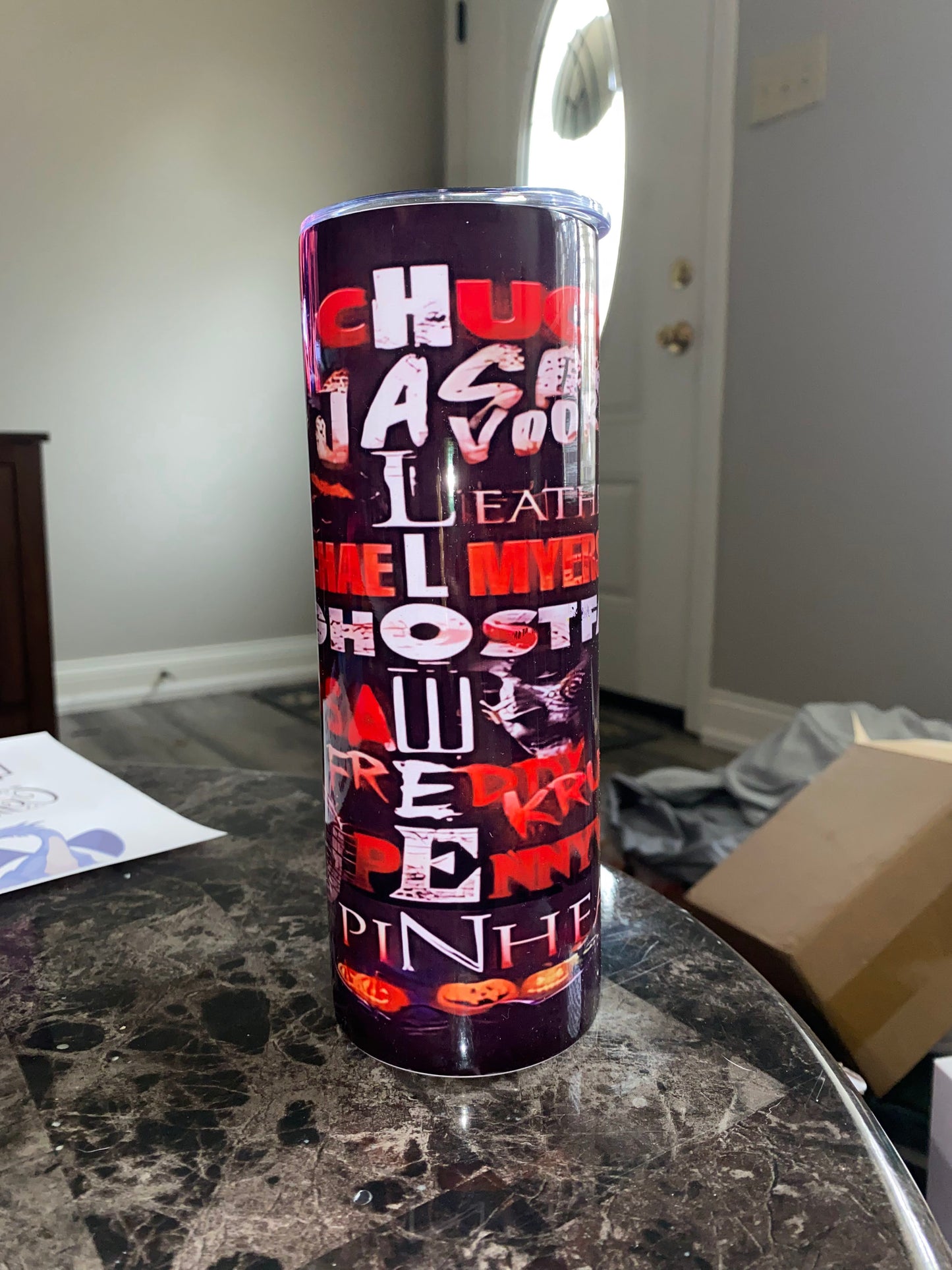 H-A-L-L-O-W-E-E-N Tumbler