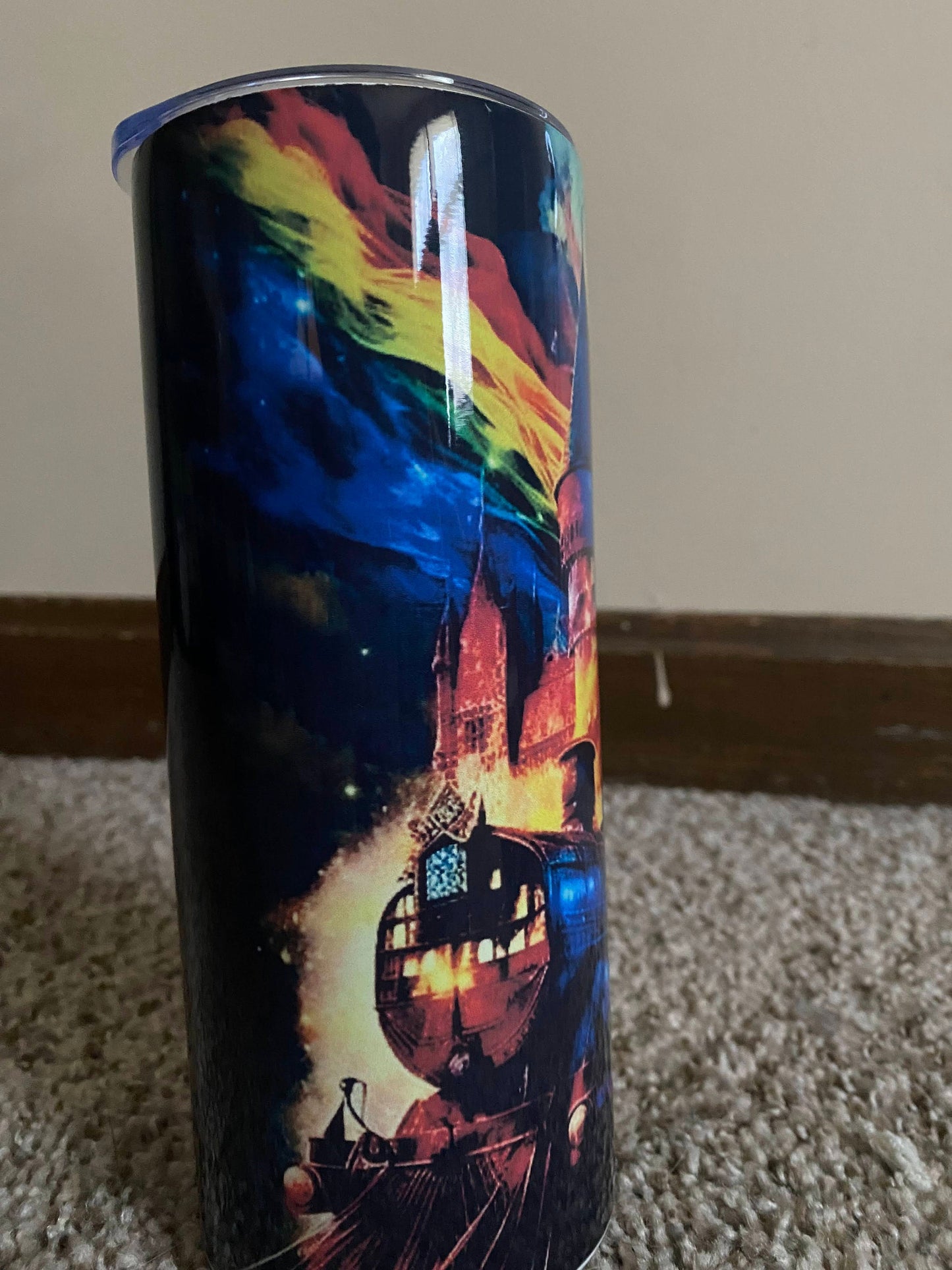 Colorful Hogwarts Tumbler