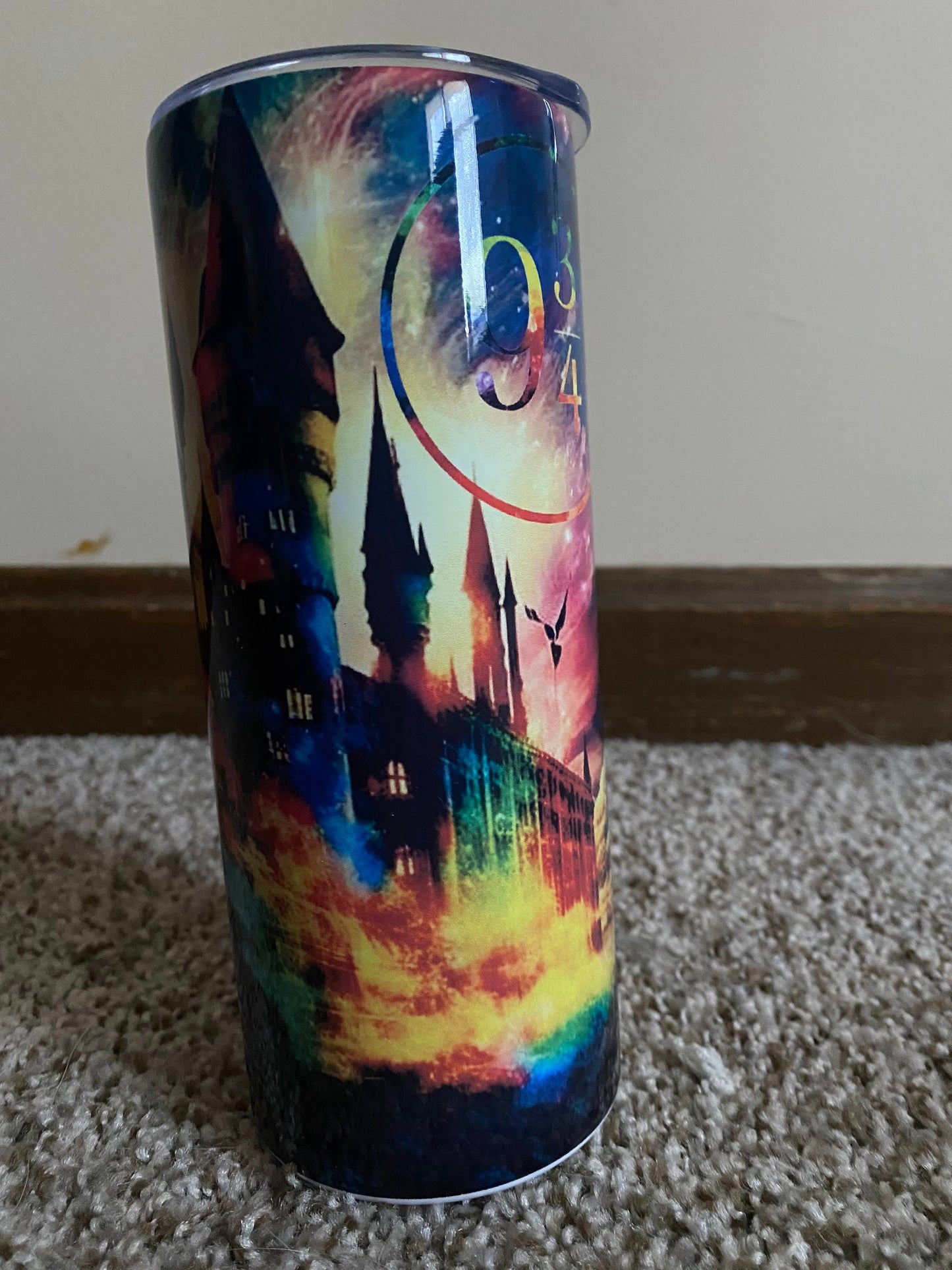 Colorful Hogwarts Tumbler