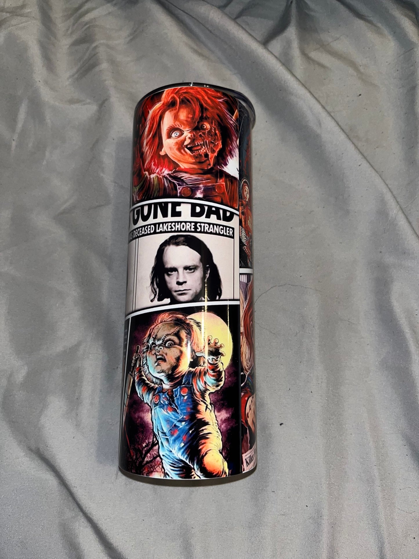 Chucky Collage Tumbler