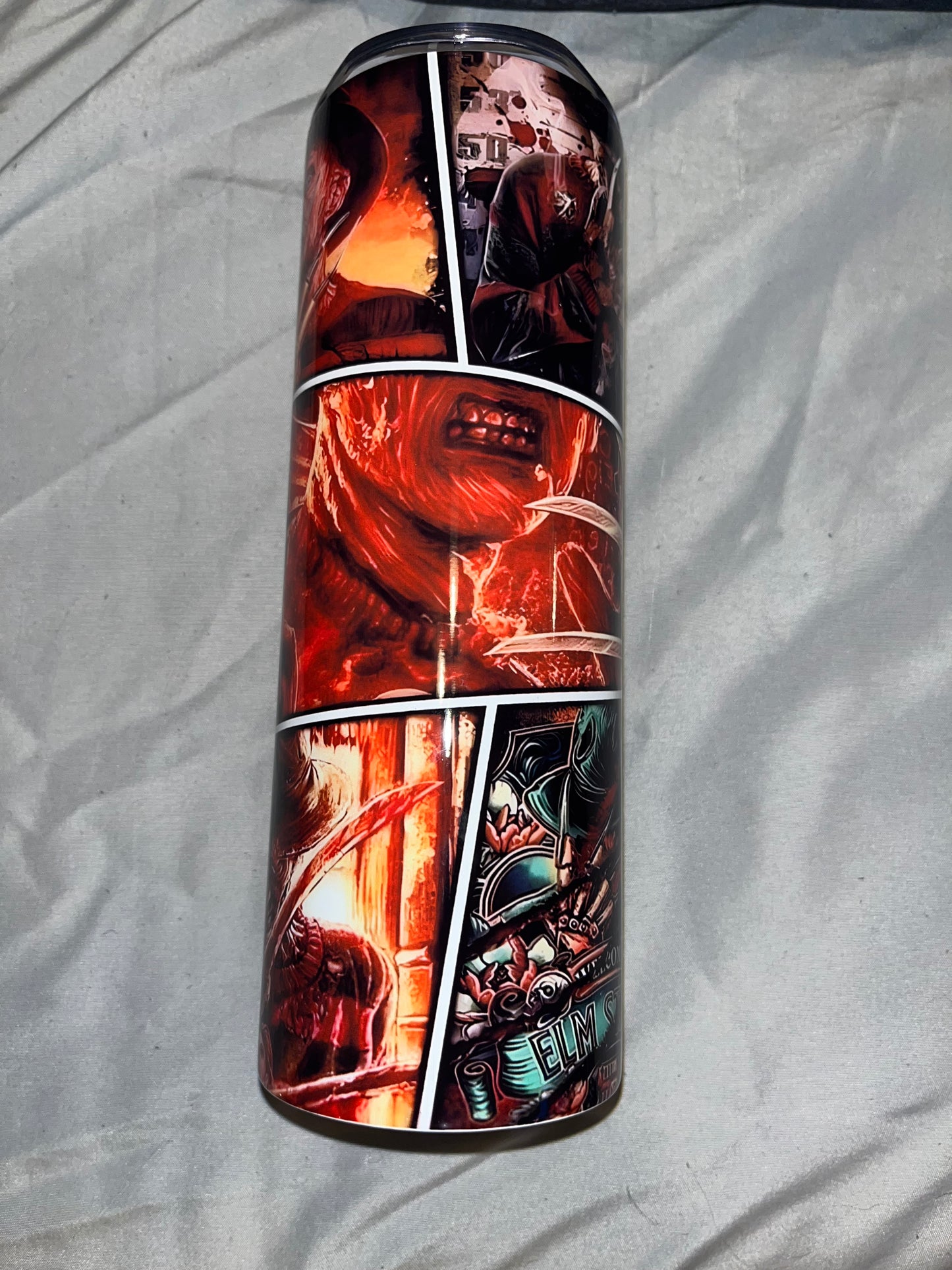 Freddy Krueger Collage Tumbler