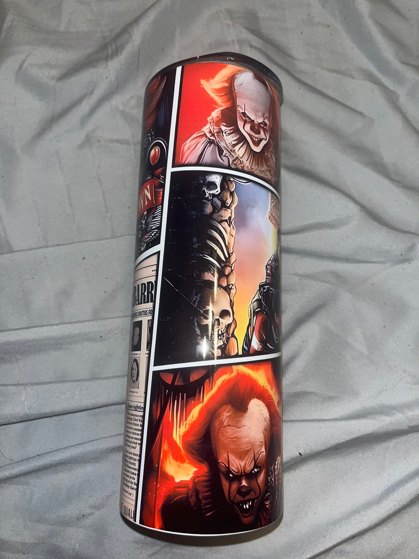 Pennywise Collage Tumbler