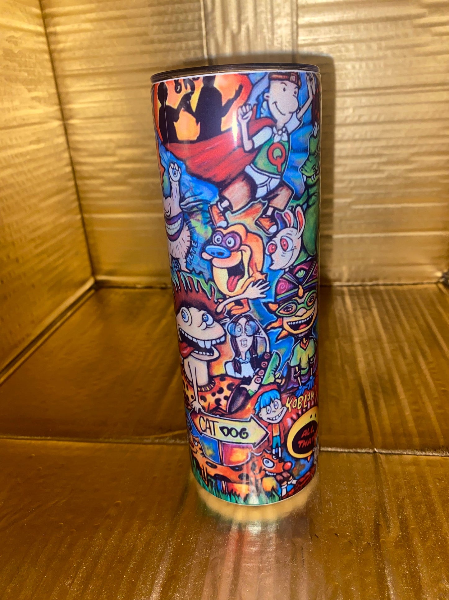 90s cartoon tumbler