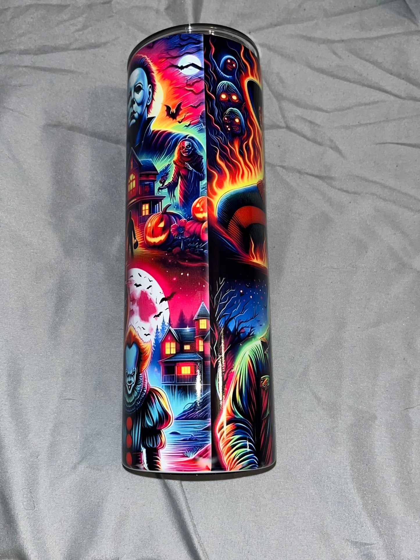Horror Movie Halloween Tumbler