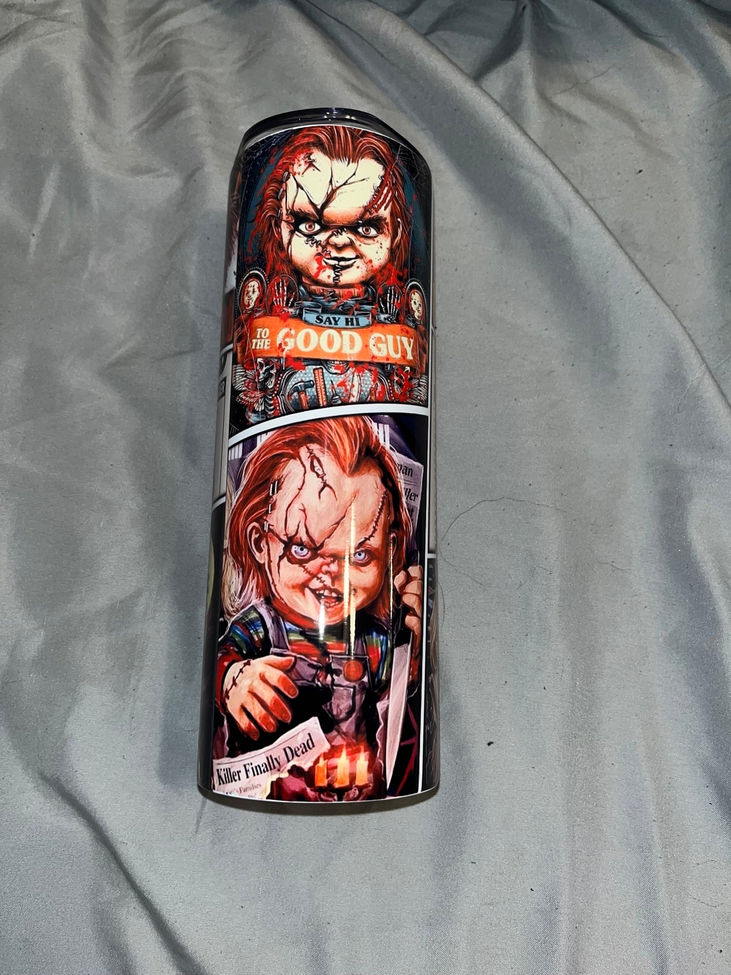 Chucky Collage Tumbler