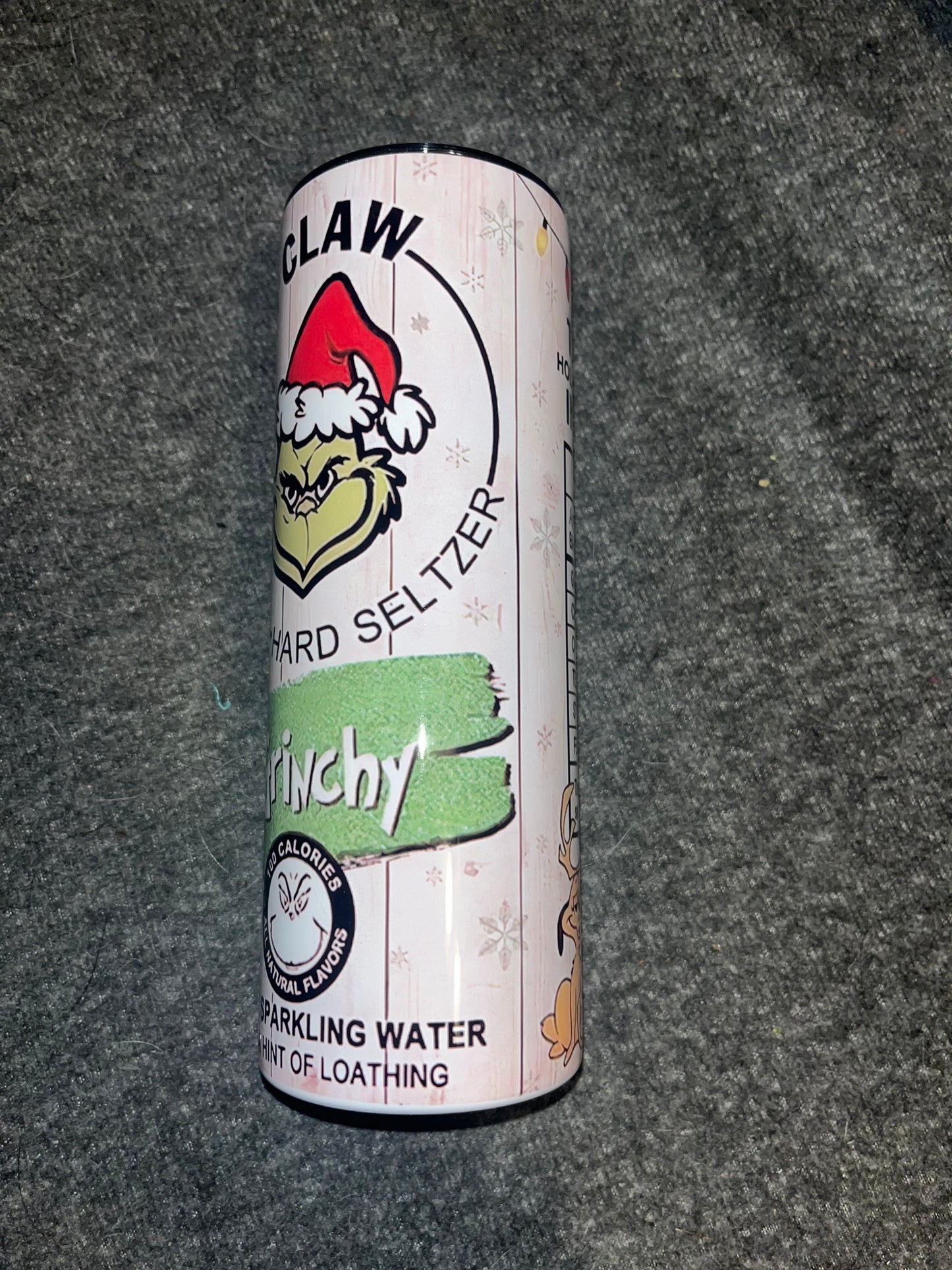 Grinch claw tumbler