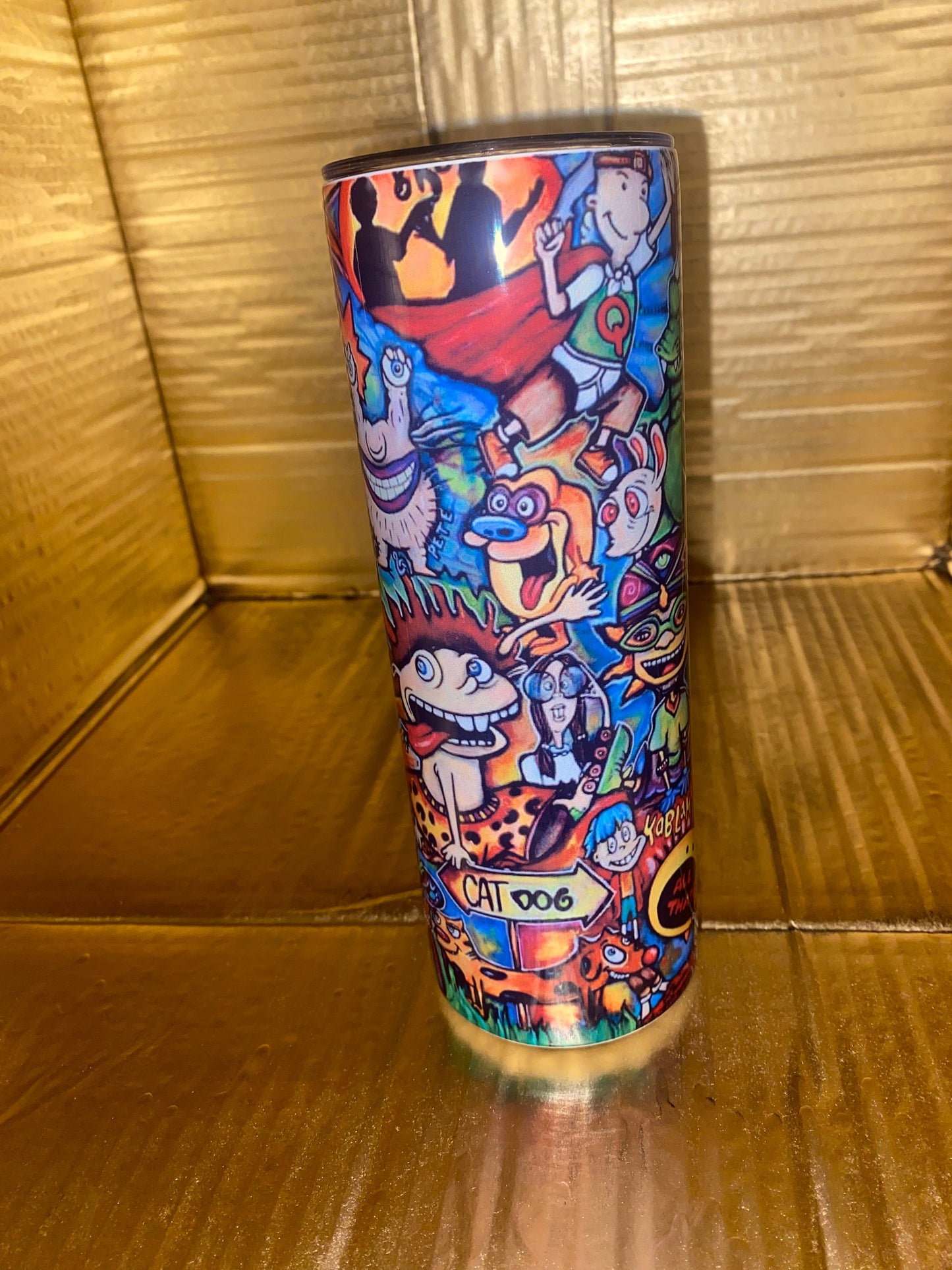 90s cartoon tumbler