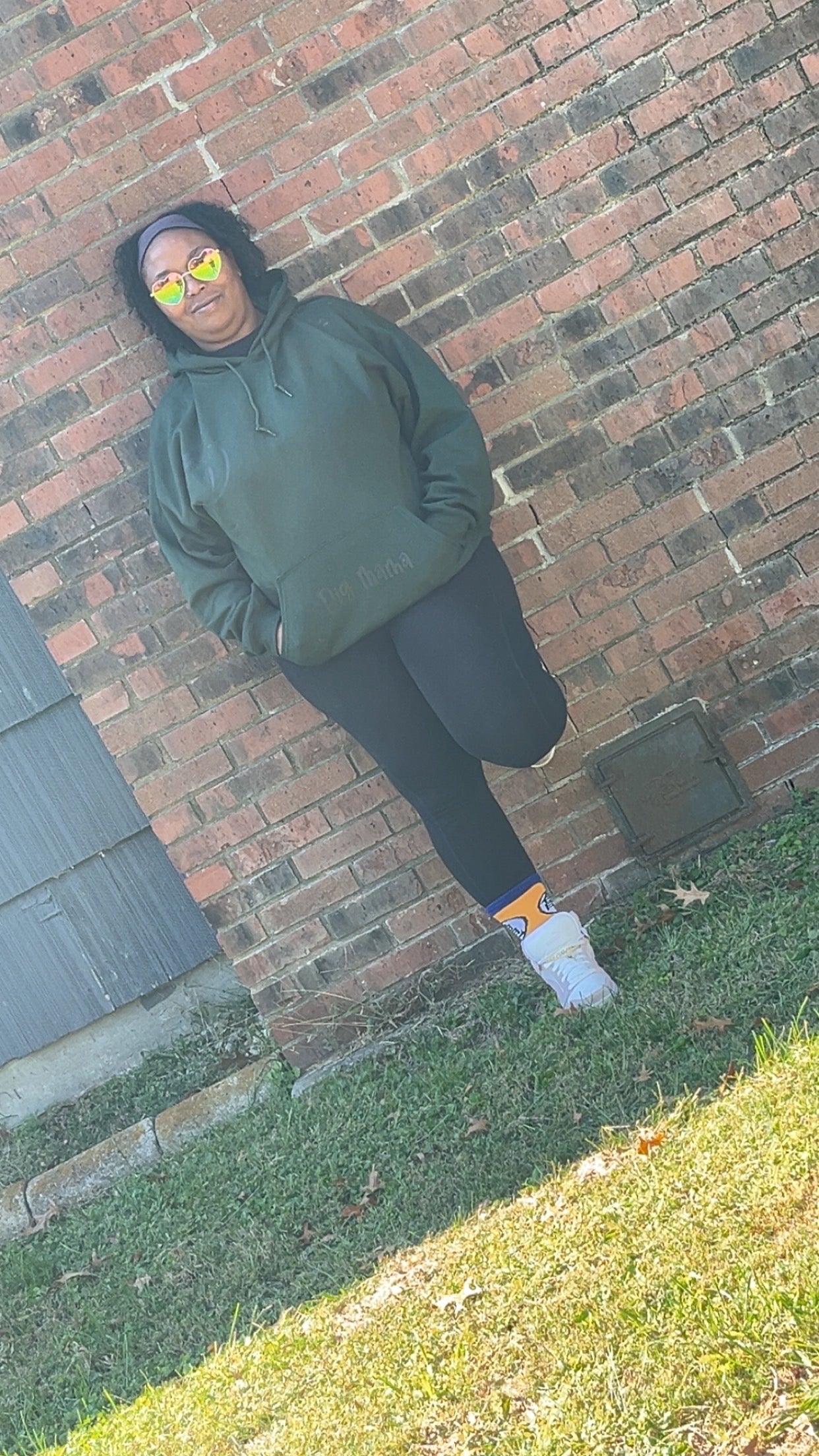 Forest Green Be Uniquely Yourself Hoodie
