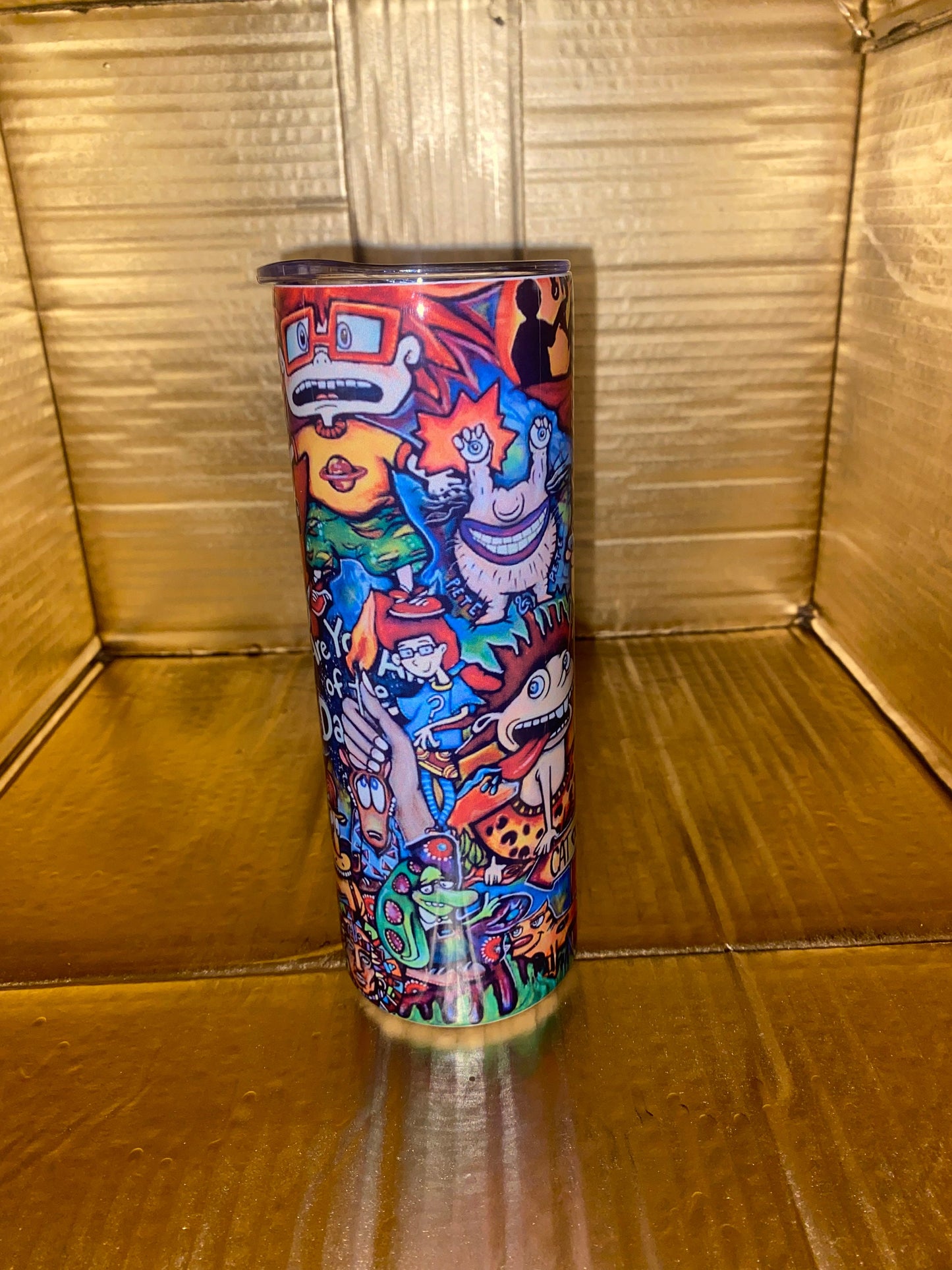 90s cartoon tumbler