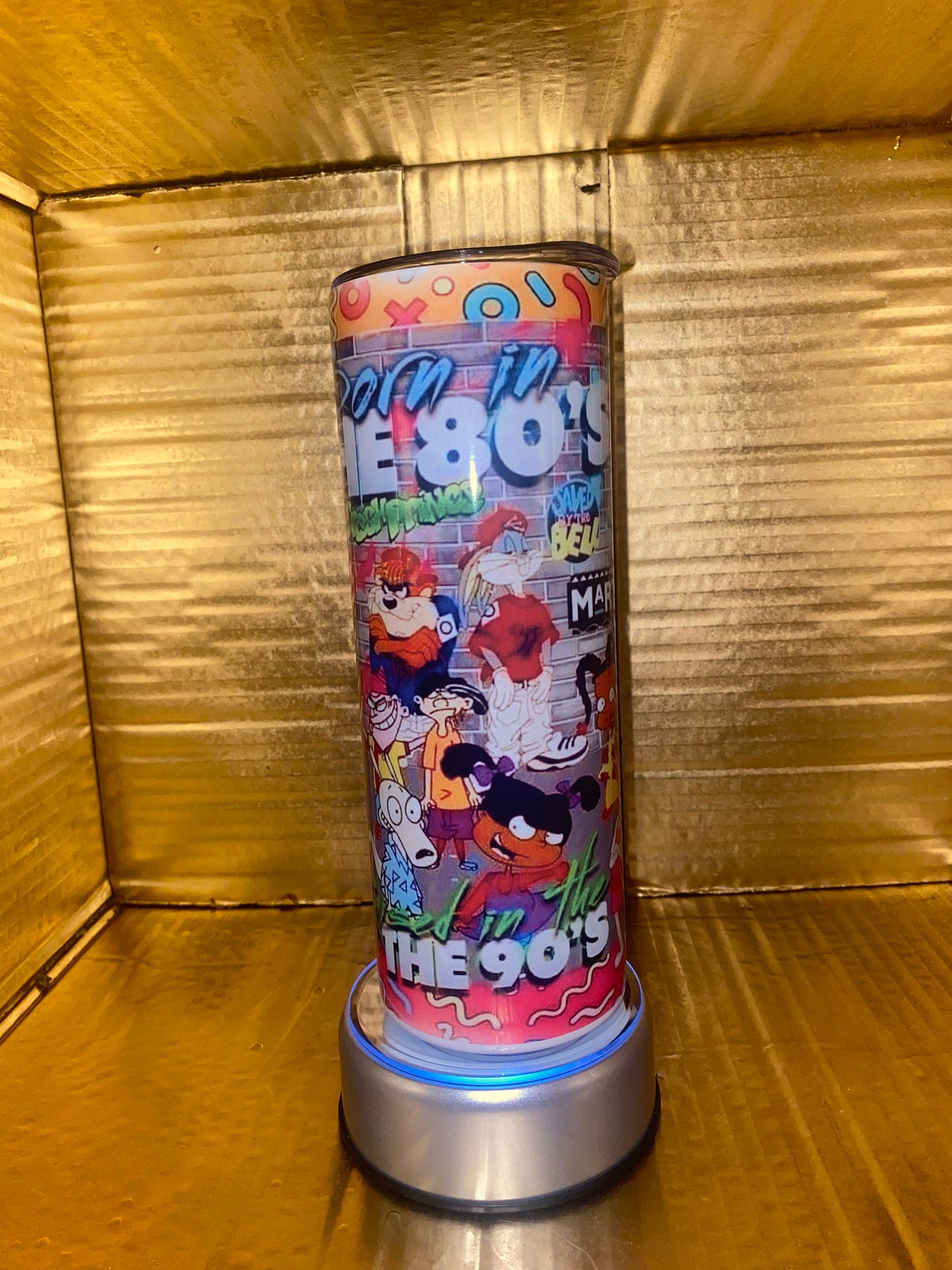 Born In The 80s Raise In The 90s Tumbler