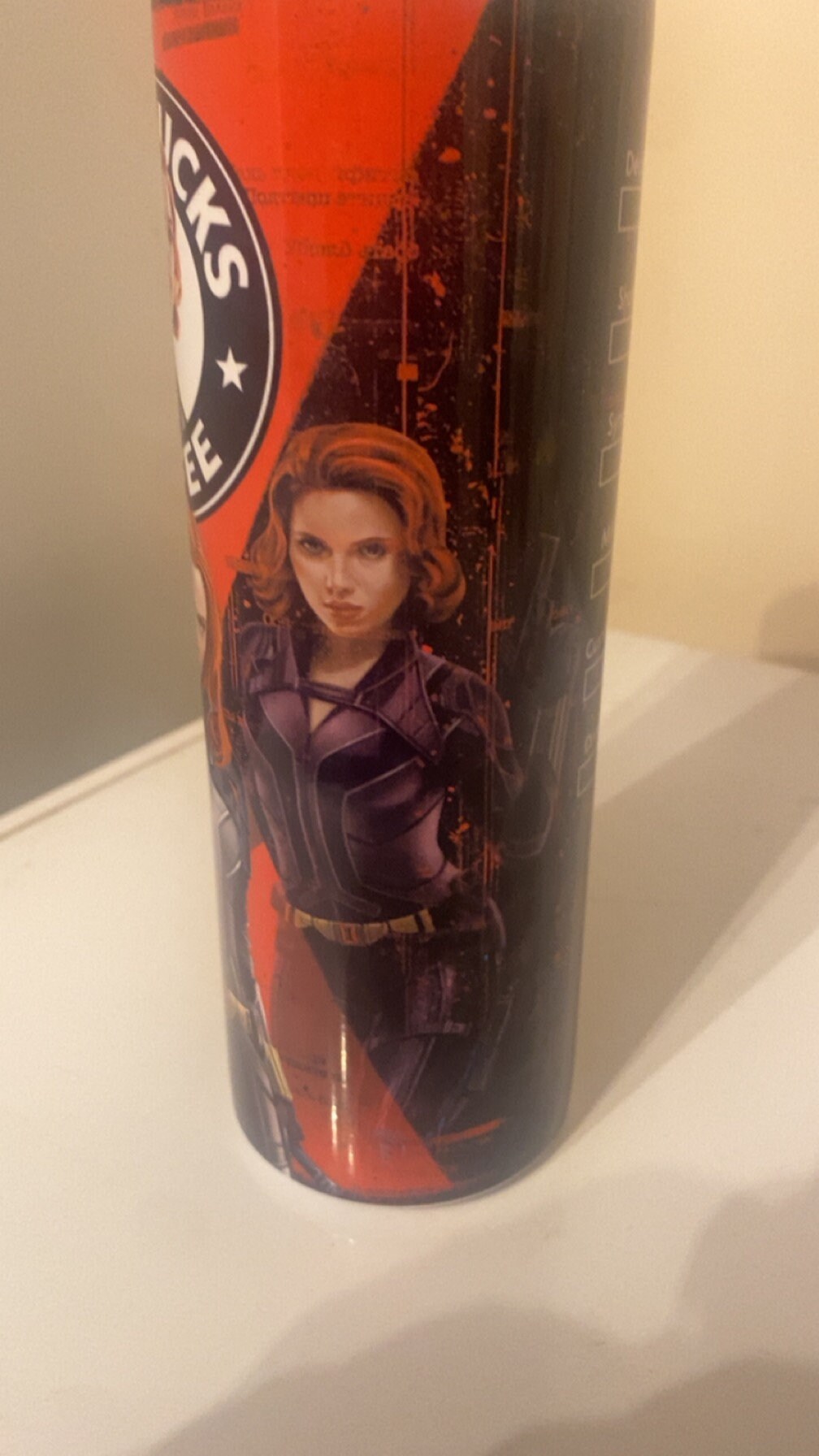 Black widow tumbler