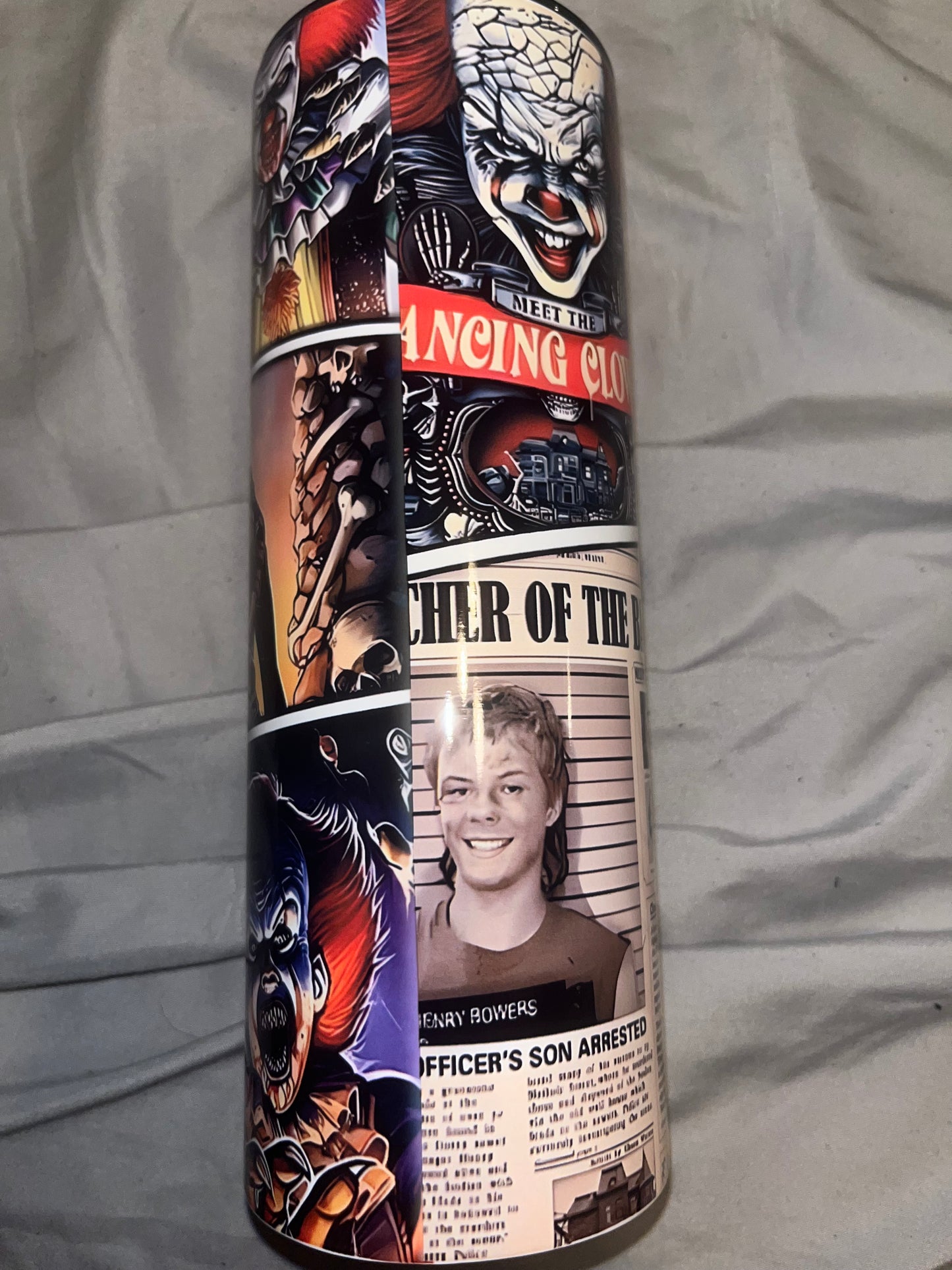 Pennywise Collage Tumbler