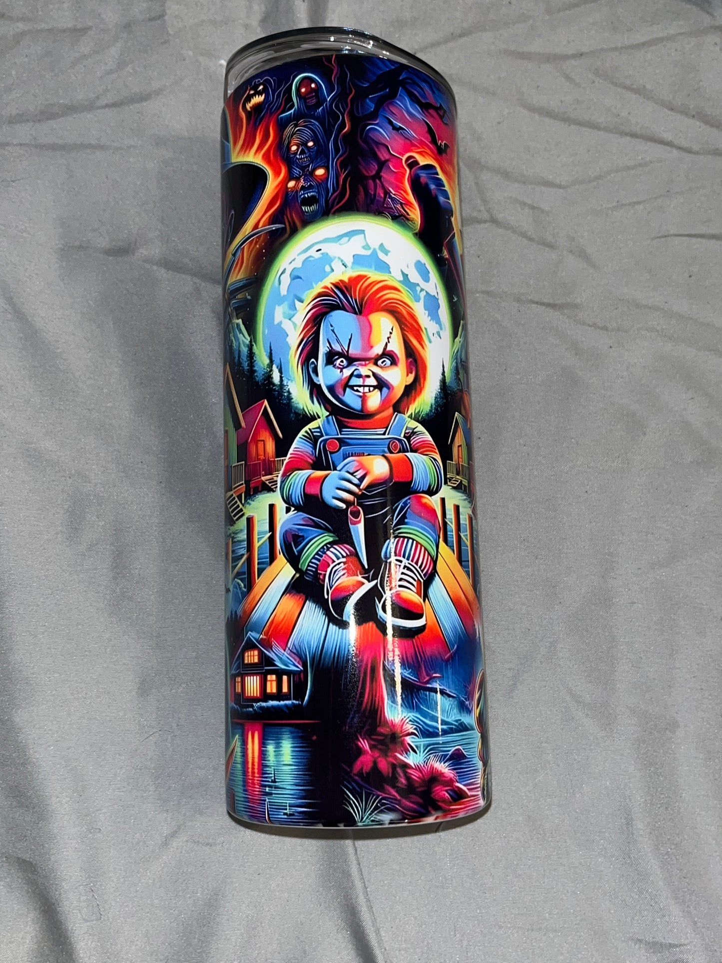 Horror Movie Halloween Tumbler