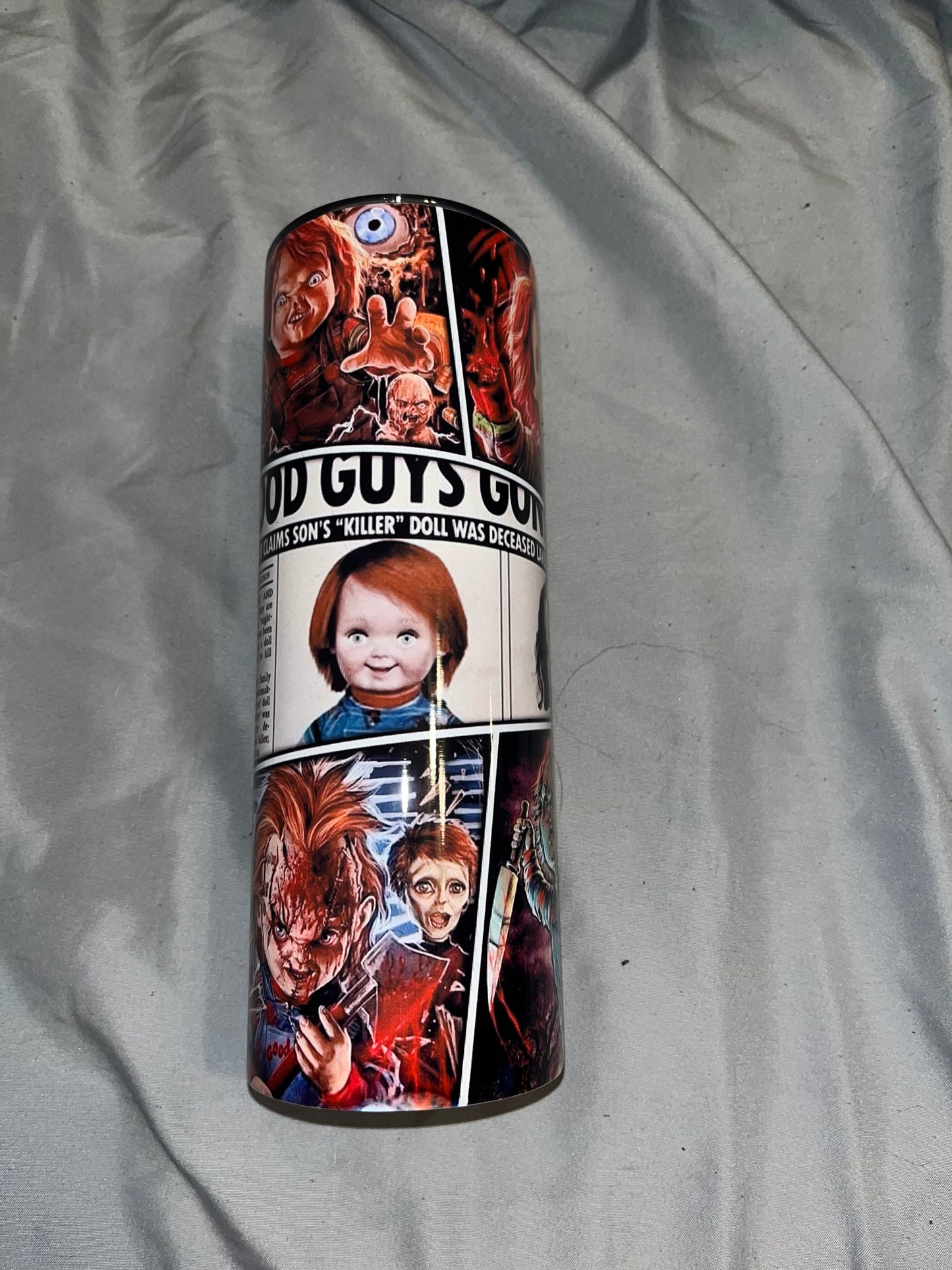 Chucky Collage Tumbler