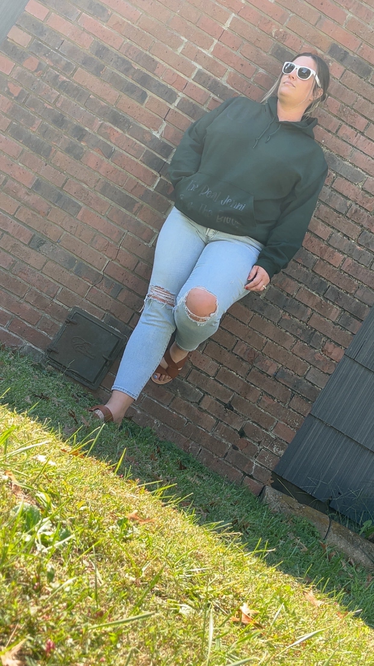 Forest Green Be Uniquely Yourself Hoodie