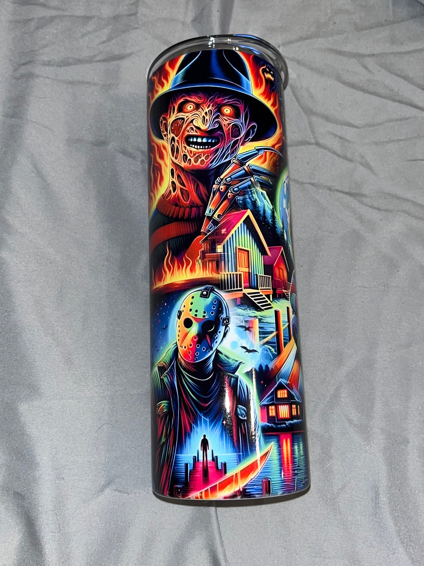 Horror Movie Halloween Tumbler