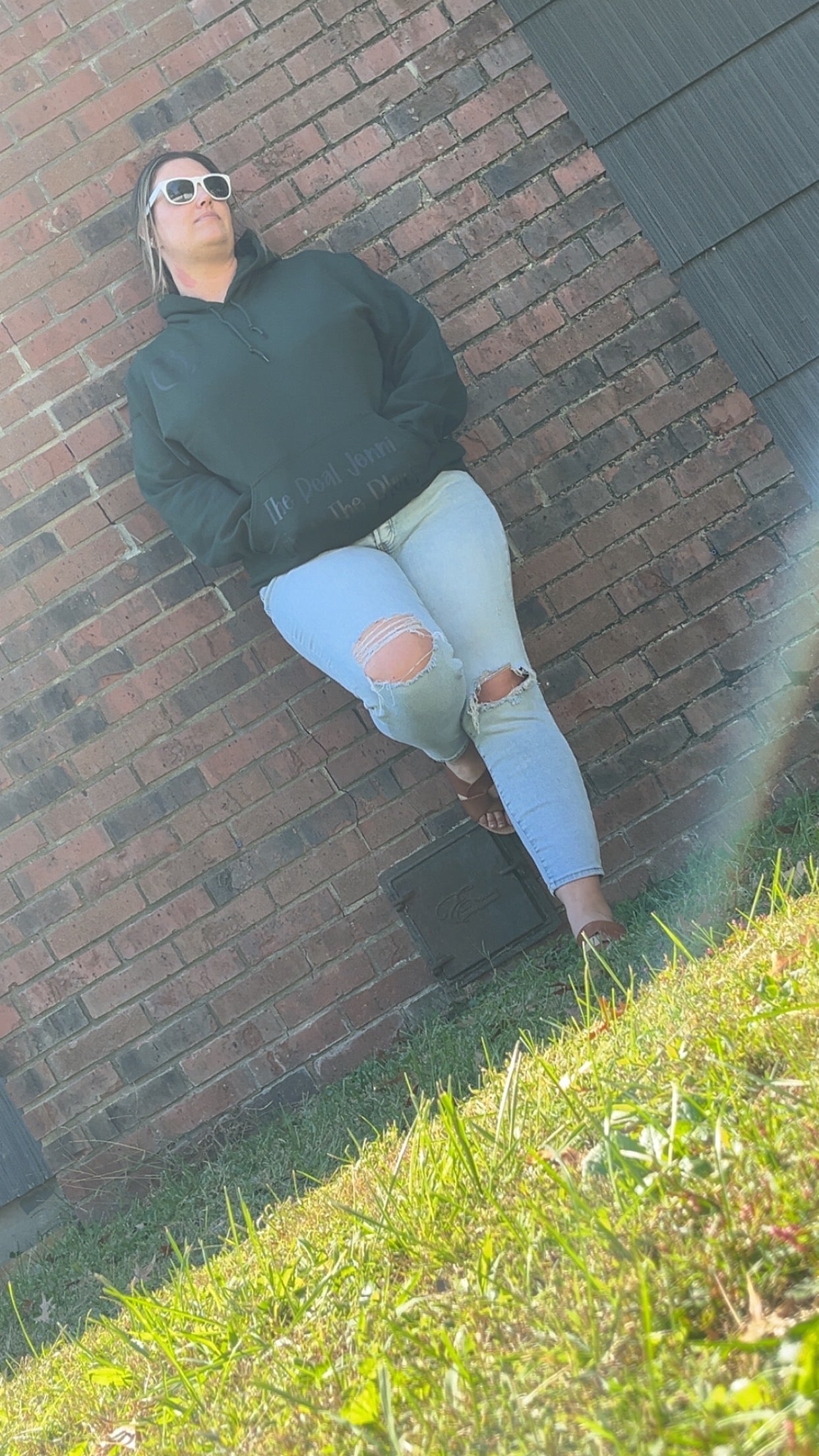 Forest Green Be Uniquely Yourself Hoodie