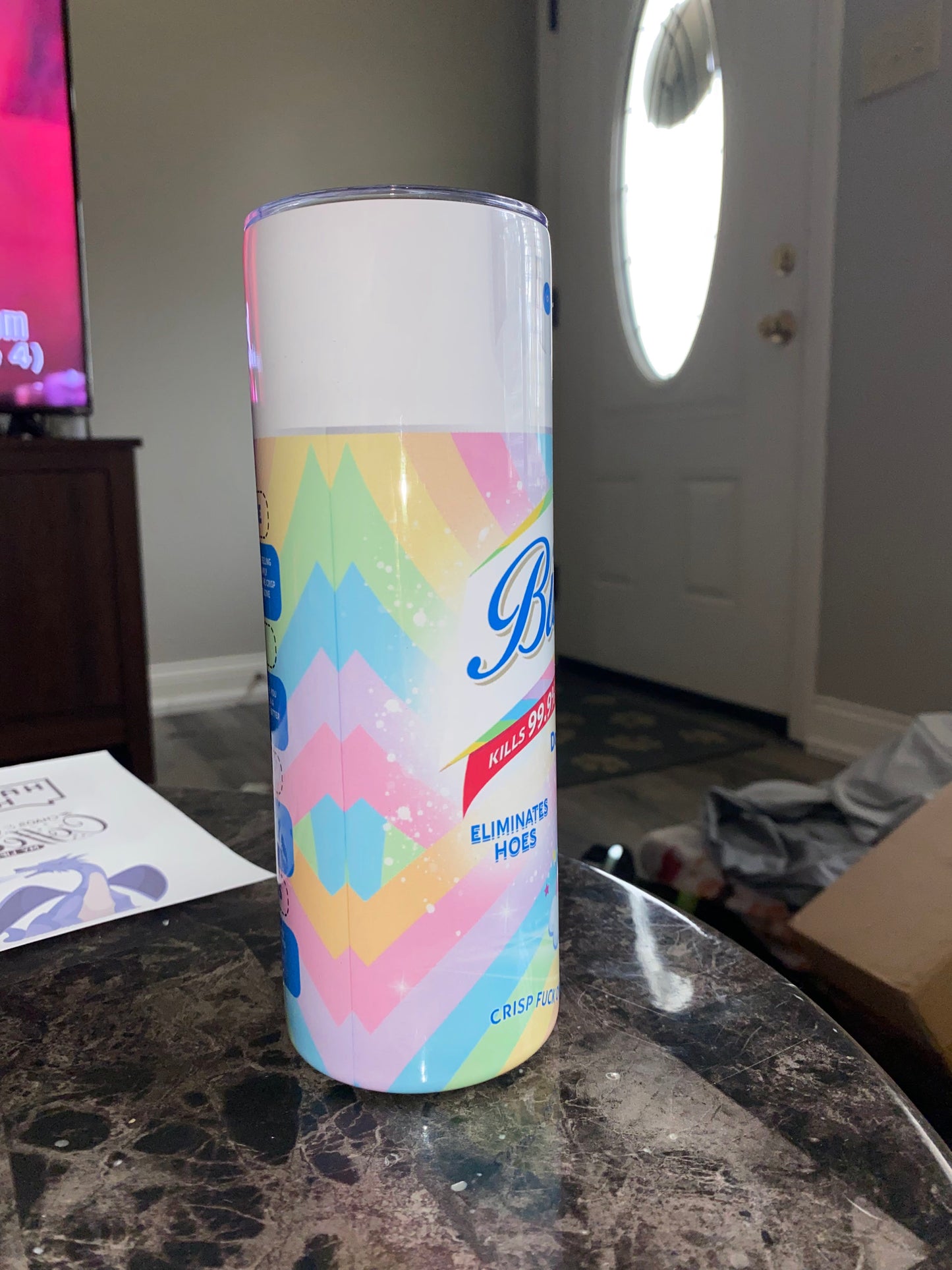 Bitch Be Gone (Rainbow) Tumbler