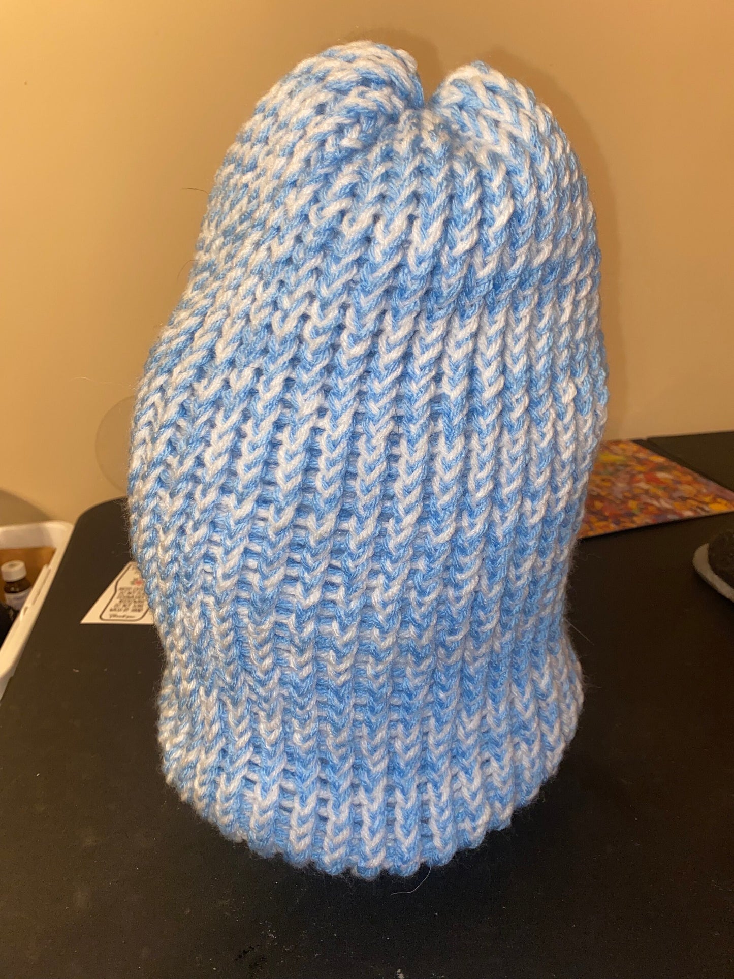 Carolina Blue and White Hat