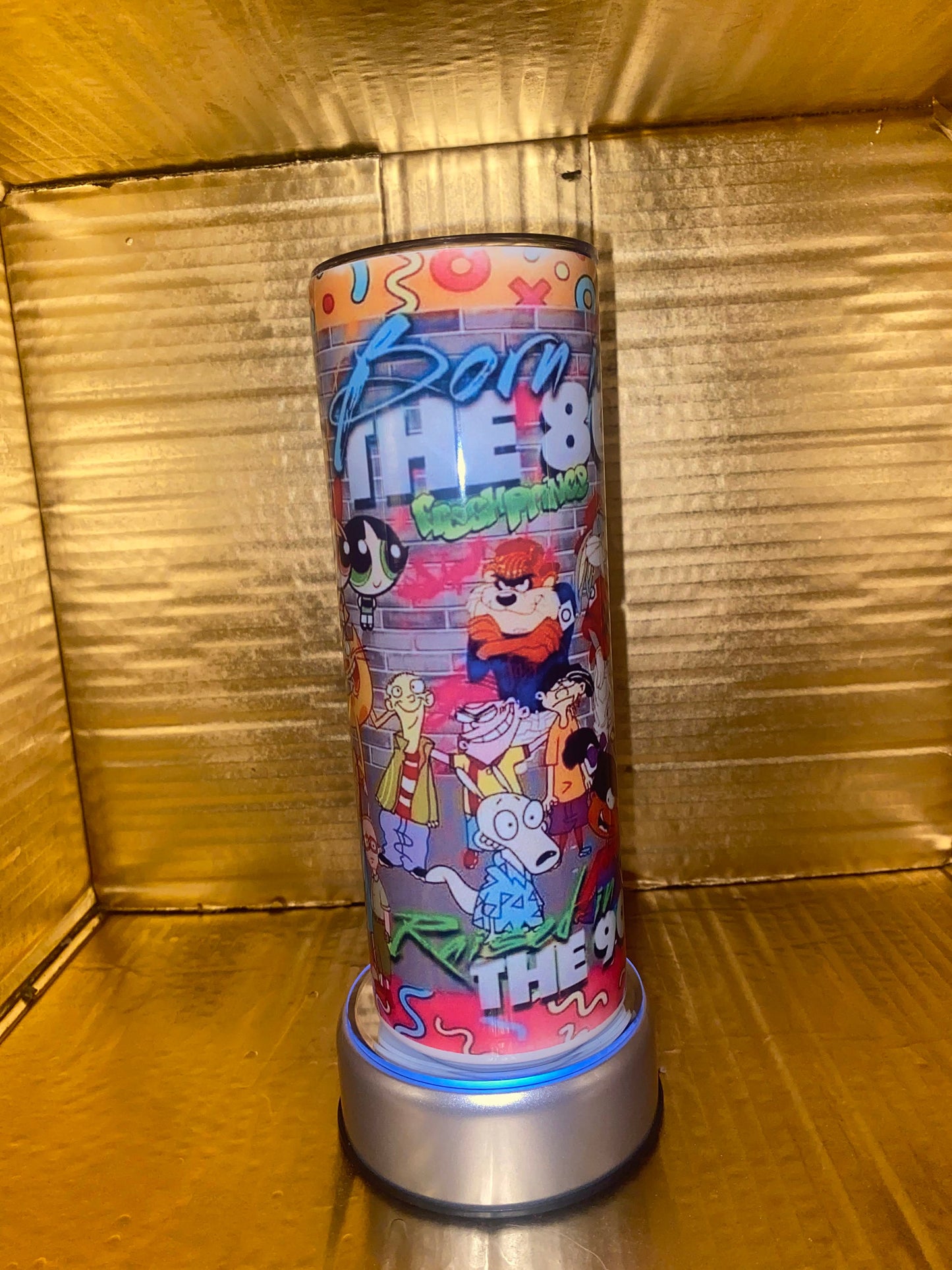 Born In The 80s Raise In The 90s Tumbler