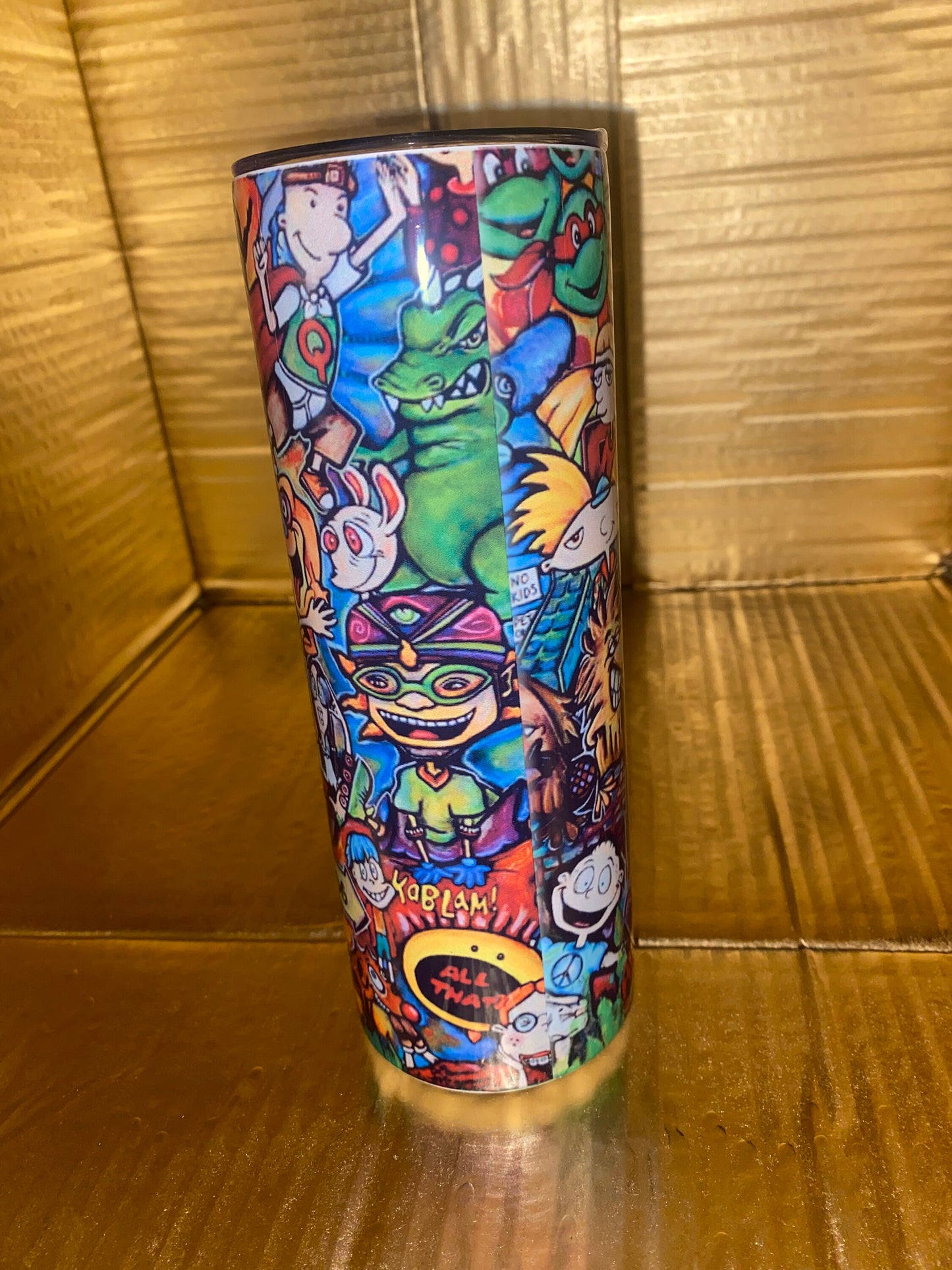 90s cartoon tumbler